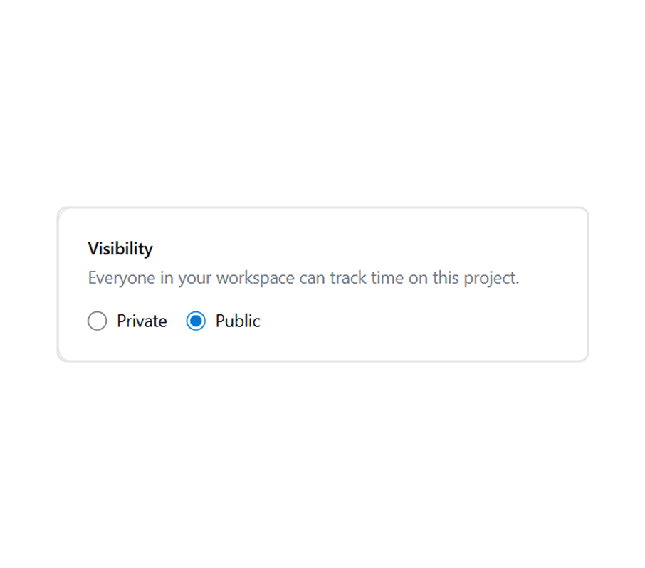 Visibility Project Access