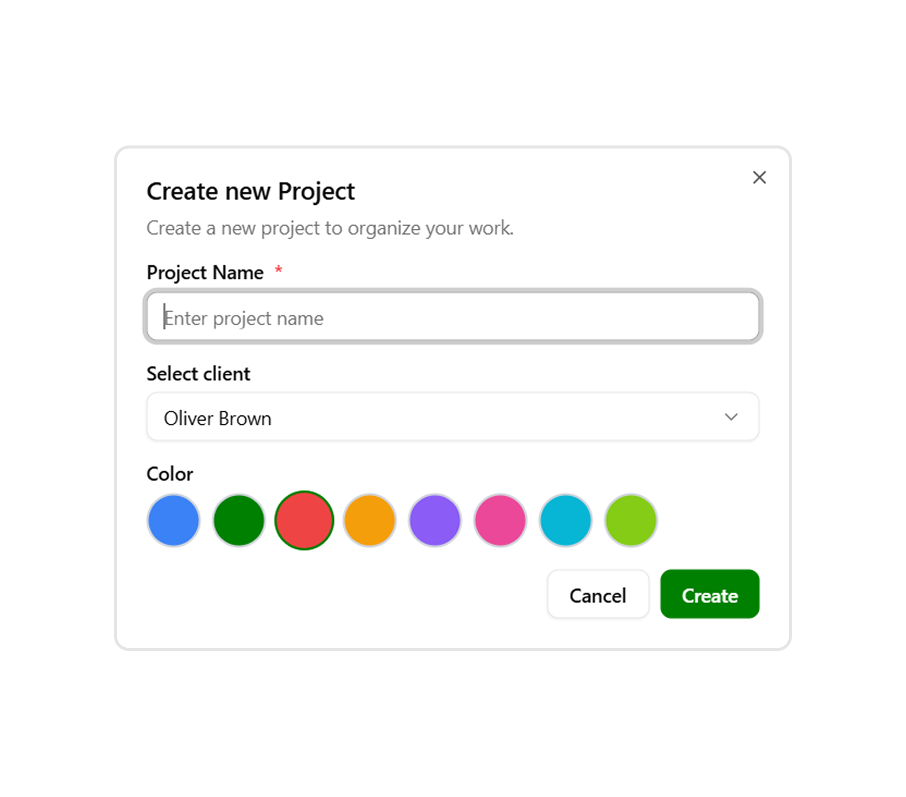 Create Project in Punchly Projects