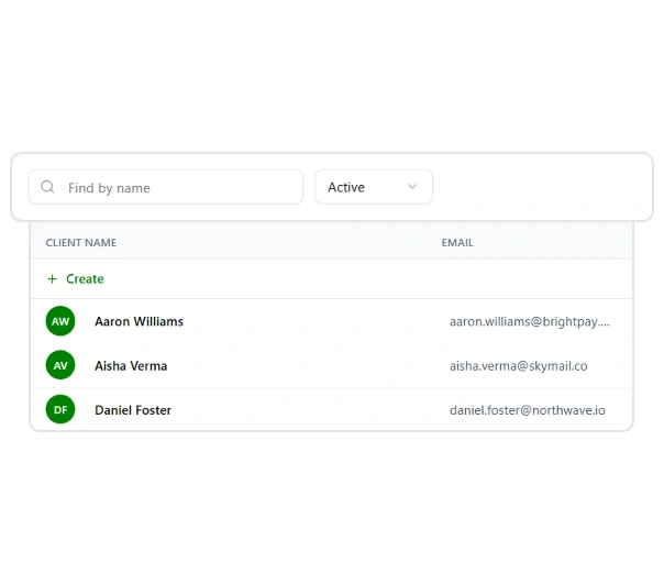 Filter in Punchly Clients